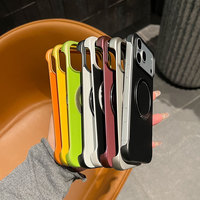 IDEAL 360 °   Étui de téléphone magnétique rotatif pour iPhone 11 12 13 14 15 16 18 Pro 17 Air, étui de téléphone sans bordure avec dissipation de chaleur