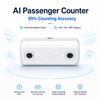 Système intelligent de comptage des passagers pour bus et bus scolaires, caméra de comptage des passagers 4G WiFi, précision 98%