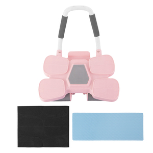 Roue de rouleau abdominale multifonctionnelle professionnelle à 4 roues meilleur équipement de gymnastique à domicile pour l'exercice de base avec bandes de résistance - Product Image 3