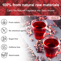 Fleurs d'hibiscus de haute qualité pour la santé, thé aux herbes anti-âge, frais, 100 sachets par sachet, sachets de thé
