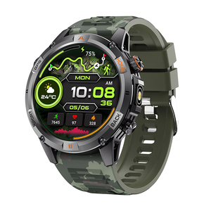 Reloj Inteligente GPS DSM11 Negro Naranja YK15, Resistente al Agua 5ATM, Batería de 580 mAh, Altímetro, Brújula, Linterna, Seguimiento de Salud Vital - Product Image 2