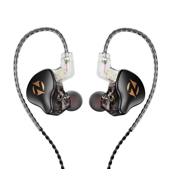 QKZ AK9 PRO In-Ear Wired Headphones Mobile Phone Wired Control with Mic HIFI Music Gaming Sports 1.2m Cord Dynamic Driver New