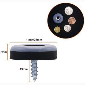 Les glissières de jambe de chaise en Ptfe robustes déplacent vos <span class=keywords><strong>meubles</strong></span> facilement et en toute sécurité, les curseurs de tapis de bâton curseur à visser - Product Image 6