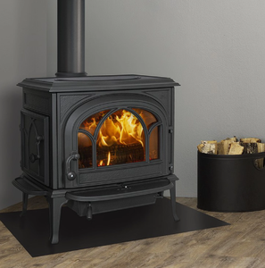 Chimenea Independiente de Acero y Madera para Sala de Estar - Product Image 6