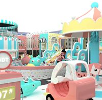 Équipement Commercial Nouveau Design Aire de Jeu Interactive pour Enfants Équipement de Jeu Commercial Amusant Grande Aire de Jeu Intérieure pour Enfants