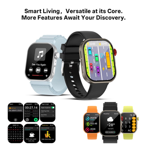 Reloj Inteligente C48 Pro con Pantalla Cuadrada de 2.01 Pulgadas, 220mAh, Múltiples Juegos Deportivos, Monitor de Salud y Sueño, Aplicación Hiwear Plus, Smartwatch C48PRO - Product Image 4