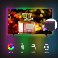 Dream Color – bande lumineuse LED Flexible, 5V, rétro-éclairage TV, adressable, PC, Ws2812B, application, télécommande