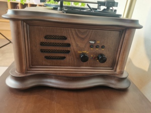 Cao Retro Vinyl Ghi Máy Nghe Nhạc Hợp Kim Lớn Loa Phong Cách Máy Nghe Nhạc Máy Nghe Nhạc Máy Nghe Nhạc Máy Nghe Nhạc Máy Nghe Nhạc Hợp Kim RCA USB Đài Phát Thanh Đầu Ra Chức Năng Bền Kim Loại - Product Image 3