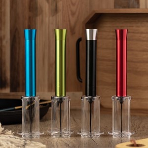 Pneumatic <b>Wine</b> Opener Aluminum Alloy Automatic Corkscrew For Home Use - Product Image 2