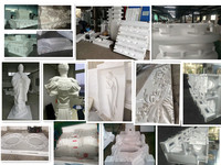Nouvelle machine de fraisage CNC 3D à 5 axes de haute précision Syntec pour la sculpture de pierre, de granit, de marbre, de bois, de mousse automobile, de moules, de moteurs