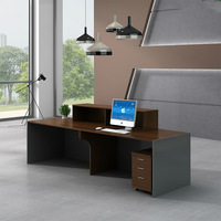 Société Bureau de réception Bureau de réception avant haut Plateau de gestion personnalisable Table simple moderne Bureau à domicile Salon