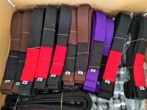 100% Qualité Coton Coloré Judo Gi <span class=keywords><strong>Ceinture</strong></span> BJJ Ceintures 4cm Largeur - Product Image 5