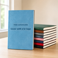 Carnet de notes A5 personnalisable en cuir PU, couverture rigide, pages lignées épaisses, pour le bureau, l'école et les étudiants – Commande en gros