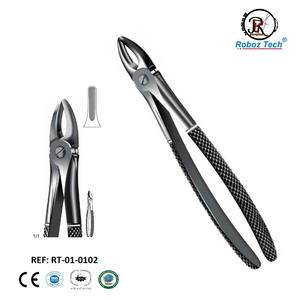 Outil de base chirurgicale manuelle en acier inoxydable Fig. 8 Pince d'extraction dentaire pour instruments dentaires centraux et canins supérieurs - Product Image 4