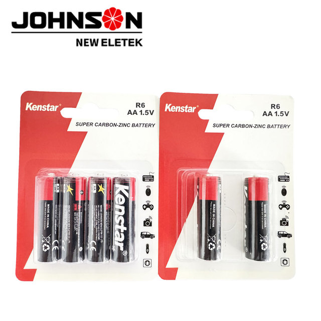 1.5V AA Zinc Carbon Battery R6 Extra Heavy Duty Dry Cell OEM ODM Factory Supply CE KC Certified