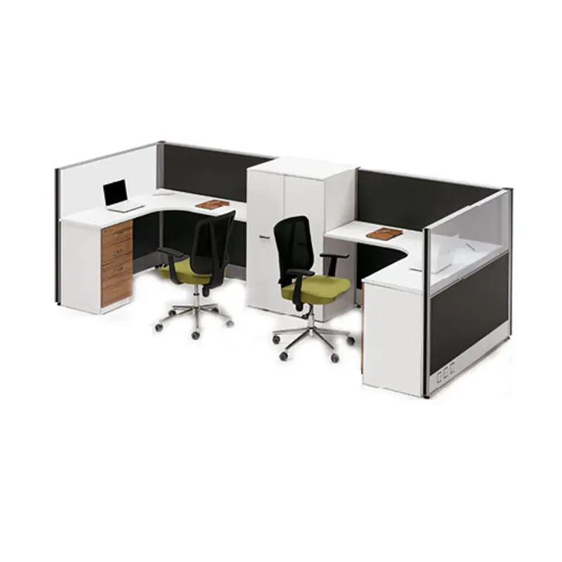 Estações de trabalho modulares do escritório do empregado do estilo moderno com mesas 4 6 8 e 10 pessoa