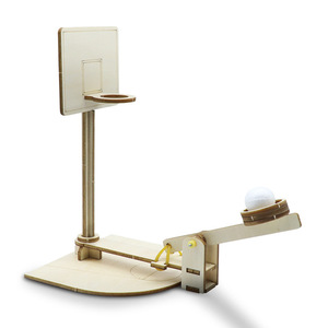 OKYN-G5468 Kit STEM Educativo Scientifico in Legno Fai-da-Te per Esperimenti, Dispositivo Gioco di Tiro al Bersaglio - Product Image 1