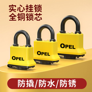 Cadenas étanche Zhan Han pour extérieur, antivol, antirouille, en fer, pour portail, avec clé, taille universelle, petit format - Product Image 3