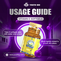 Gélules de Vitamine E à Marque Blanche – Acétate de D-Alpha Tocophérol pour le Soutien de la Santé Oculaire des Adultes Soucieux de leur Bien-être – Approvisionnement Immédiat
