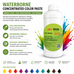 Pâte de couleur concentrée à base d'eau, spéciale pour la peinture plastique, haute concentration en pigments, vente directe d'usine - Product Image 3