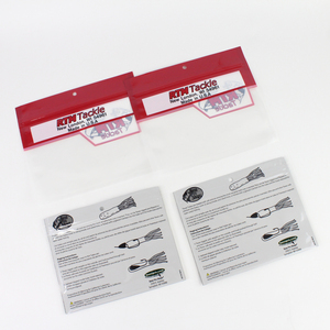 Custom Printed Logo Zipper Bag Plain Fish Lure Ziplock Bags Foil Fishing Lure Water Proof Fish Bait <b>Plastic</b> <b>Packaging</b> Pouch - Product Image 2