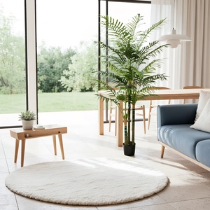 Grand palmier artificiel en PVC, <span class=keywords><strong>plante</strong></span> en pot pour la <span class=keywords><strong>d</strong></span>écoration de la maison et du bureau, ornement tropical durable de haute qualité - Product Image 4