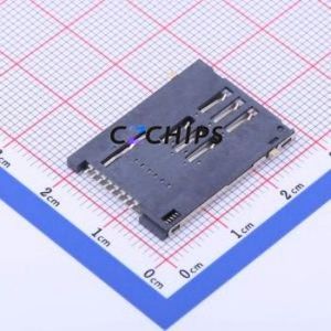 SIM-208 SIM Card Connector SMD Connector Self-Return Type Mini SIM Card Card Holder 1.85mm - Product Image 2