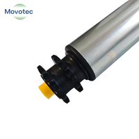 Rouleaux de convoyeur Movotec MT2322 à double pignon en polymère, en acier au carbone durable, avec roulement à billes, garantie 1 an pour convoyeur à rouleaux