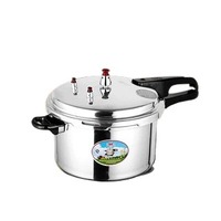 Casserole à pression en alliage d'aluminium pour la maison, qualité alimentaire, triple soupape de sécurité, compatible avec les cuisinières à gaz, ustensiles de cuisine