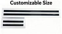 Pièces de systèmes CVC : Persienne de ventilation murale extérieure en aluminium à fente en L, étanche à la pluie, pour aération, style moderne industriel, pour salles de bain et hôtels