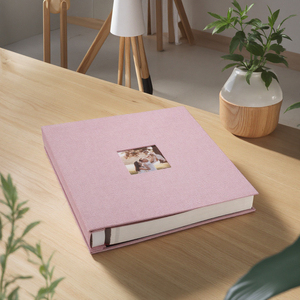Tùy chỉnh lớn DIY sổ lưu niệm Album ảnh tự dính Linen bìa bền các tông nghệ thuật giấy chất liệu hình ảnh đáng nhớ kỷ niệm - Product Image 5