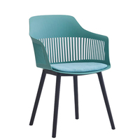 Fauteuil de salon au design personnalisé à prix avantageux, siège en plastique PP moderne, chaises de salle à manger