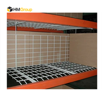Rayonnage galvanisé soudé d'entrepôt sur mesure rayonnage à palettes suspendu séparateurs en treillis métallique métallique pour terrasses