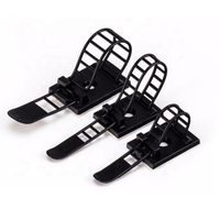 Attaches de gestion de câbles réglables noires, organisateur de fils auto-adhésif en nylon 3.6x200MM, support de cordon certifié ROHS pour voiture et bureau