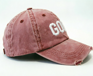 Gorra de Béisbol Rosa de Algodón con Hebilla Metálica Ajustable, Logotipo Bordado Personalizable, Perfecta para Actividades al Aire Libre, Unisex - Product Image 3