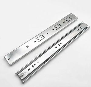 Manufacturer Wholesale Cheap 45mm Furniture Cabinet <strong>Drawer</strong> White or Black <strong>Full</strong> <strong>Extension</strong> Soft Close <strong>Drawer</strong> <strong>Slide</strong> With Damper - Product Image 1