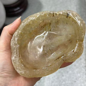 Vente en gros <span class=keywords><strong>de</strong></span> <span class=keywords><strong>cristal</strong></span> <span class=keywords><strong>de</strong></span> <span class=keywords><strong>roche</strong></span> sculpture artisanat <span class=keywords><strong>bol</strong></span> en <span class=keywords><strong>cristal</strong></span> <span class=keywords><strong>de</strong></span> quartz <span class=keywords><strong>de</strong></span> feu jaune naturel pour cadeaux - Product Image 4