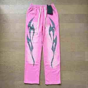 <span class=keywords><strong>Pantaloni</strong></span> elasticizzati larghi da <span class=keywords><strong>uomo</strong></span> in cotone 100% stampa 3D Hell Star Hip Hop Designer <span class=keywords><strong>di</strong></span> <span class=keywords><strong>marca</strong></span> Casual da jogging retrò - Product Image 2