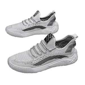 Nuevos zapatos deportivos coreanos transpirables para hombre, zapatillas blancas versátiles, a la moda para la temporada de primavera para correr en verano - Product Image 1