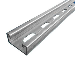 BESCA溶融亜鉛めっき鋼材料電気CUユニストラットチャンネル価格表4x41および41x22アルミニウムストラットCチャンネル - Product Image 1