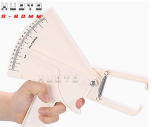 Misuratore Professionale di Grasso Corporeo Digitale con Lama in Fibra di Vetro e Plastica <span class=keywords><strong>ABS</strong></span>, Calibro a Piegatura Automatica, Nastro di Misurazione Metrico - Product Image 3