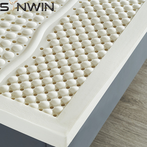 4inches zipper cover movable washable topper Rolling Up latex Mattress