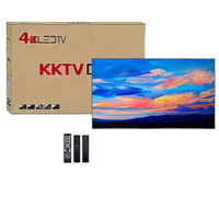 تلفزيون ذكي LED عالي الدقة مقاس 19 بوصة من KKTV مع نظام أندرويد واتصال واي فاي للاستخدام المنزلي