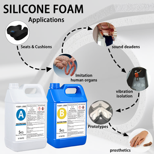 1A:1B Vibration Dampening Water Resistant Silicone <strong>Foam</strong> for Industrial Applications/Prototypes/Seats &amp; Cushions Casting <strong>Foam</strong> - Product Image 6