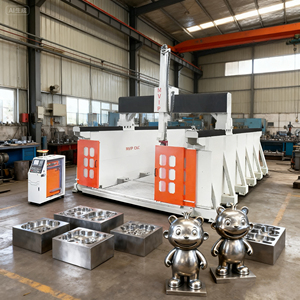 Grabador CNC de 5 ejes de servicio pesado directo de fábrica con cambio automático de herramientas: <span class=keywords><strong>ideal</strong></span> para madera, espuma y metal blando - Product Image 1