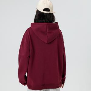 Custom Embroidered Front Logo Vintage Autumn 100% Cotton Floral Fleece Pull Over <b>Hoodie</b> for Women - Product Image 5