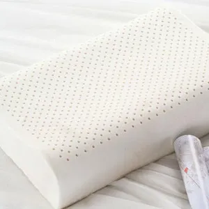 Сделано в Китае, натуральный латексный материал, полноразмерная индивидуальная латексная подушка, оптовая продажа со съемной наволочкой