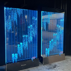 Custom Acrylic Water Bubble Wall Manufacturer,Led Acrylic Lighting Water Bubble Wall,Water Curtain Acrylic Water Bubble Wall - Product Image 2