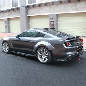 Ceja de rueda para Ford Mustang 2018-2023, guardabarros, faldones laterales, paneles basculantes, kit de cuerpo ancho - Product Image 4