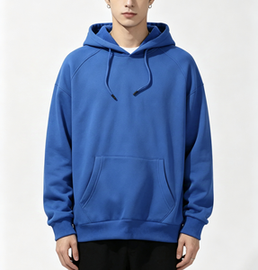 Sweat à capuche personnalisé épais en polyester recyclé vierge avec poches pour sublimation, pour homme - Product Image 1